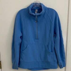 lululemon athletica Blue Half-Zip Hoodie
